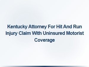 Kentucky Hit and Run Injury Claims with Uninsured Motorist Coverage